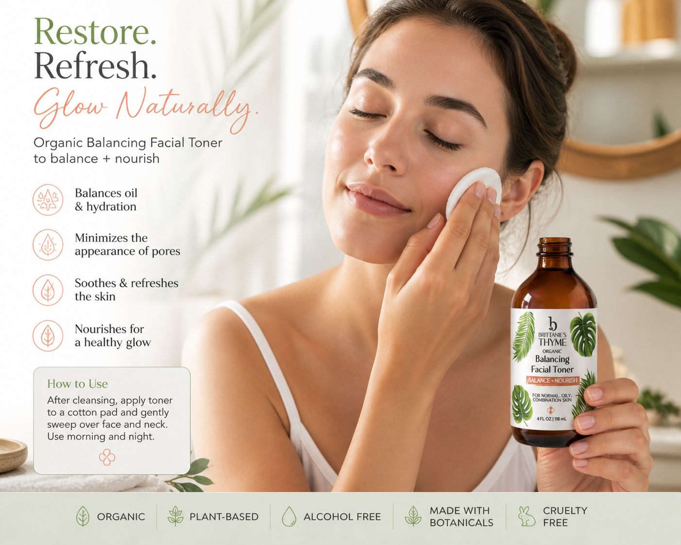 Organic Balancing Facial Toner