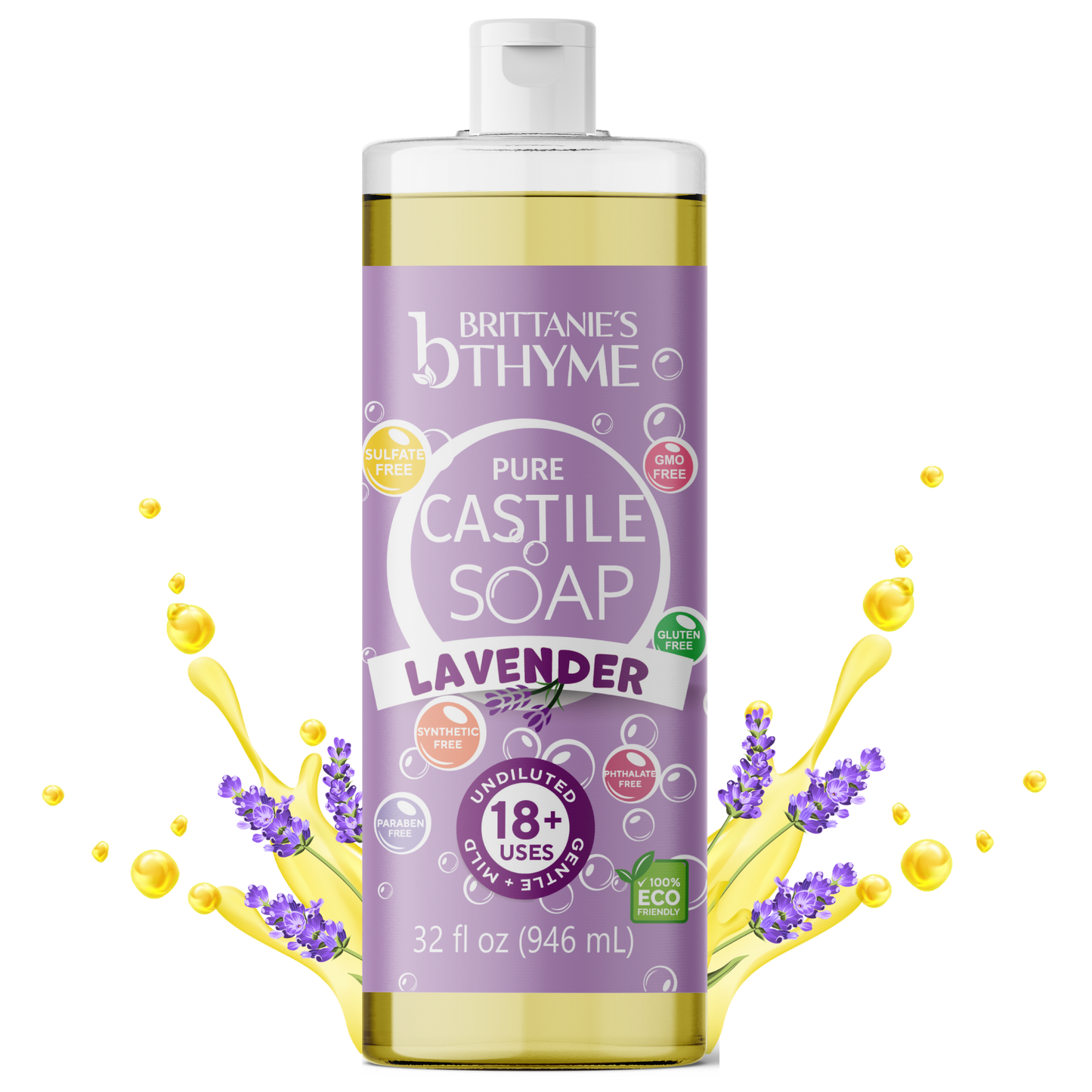 Lavender Pure Castile Liquid Soap