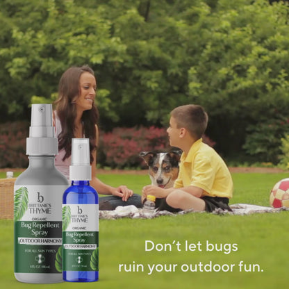 Organic Bug Repellent Spray (Aluminum Bottle)