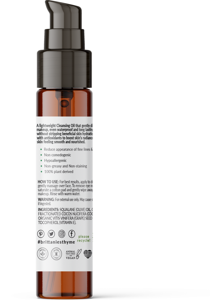 Organic Eye Makeup Cleansing Oil
