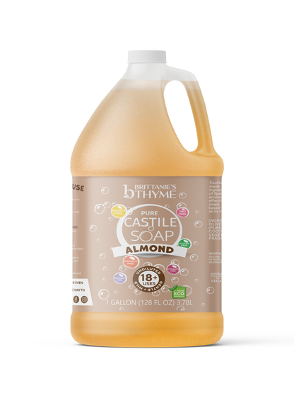 Almond Pure Castile Liquid Soap