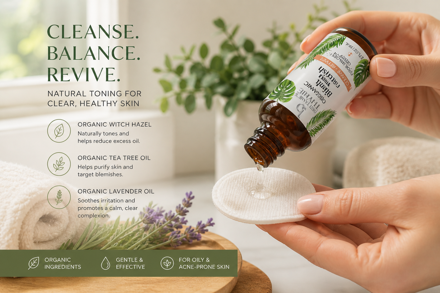 Organic Blemish Facial Toner