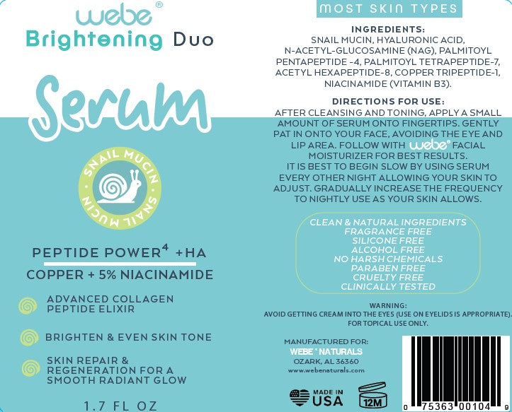 Webe® Brightening Duo Serum