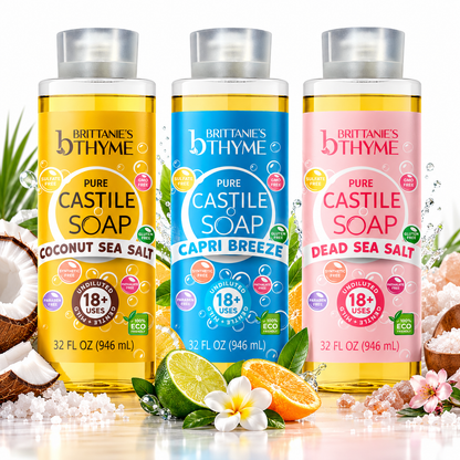 Coastal Escape Castile Soap Trio