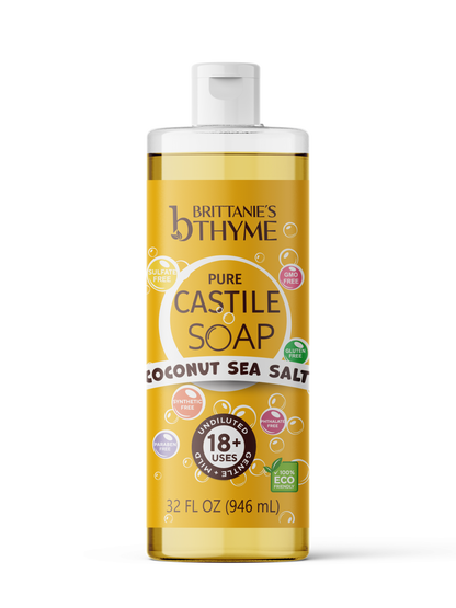 Pure Castile Coconut Sea Salt Soap