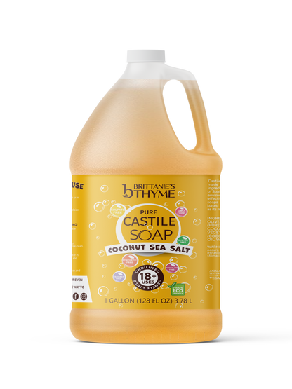 Pure Castile Coconut Sea Salt Soap
