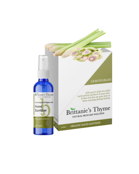 Organic Lemongrass Hand Sanitizer 6pk – Brittanie's Thyme