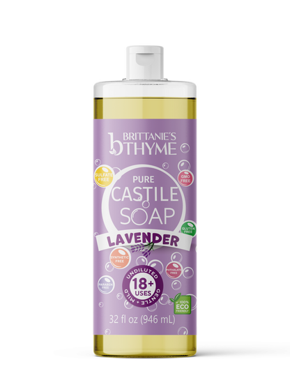 Lavender Pure Castile Liquid Soap