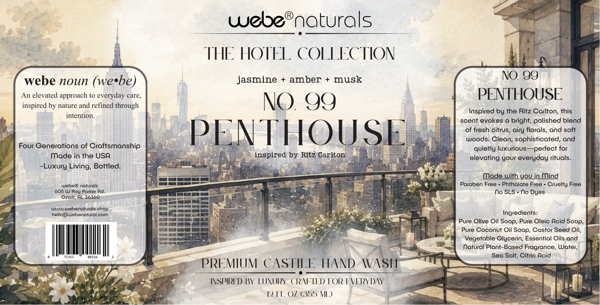 Penthouse No.99 Premium Castile Hand Wash