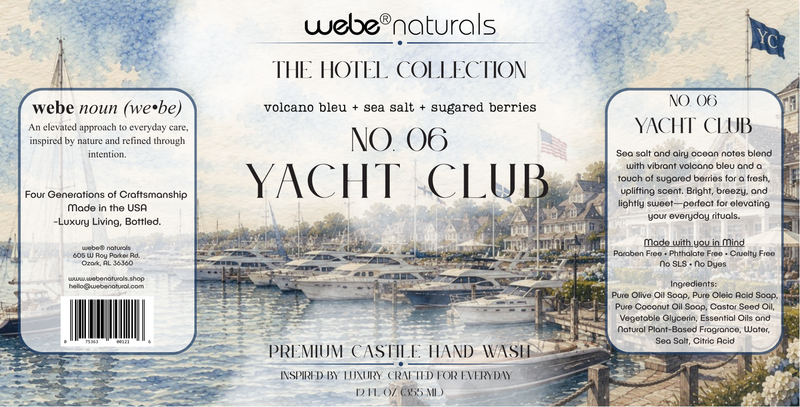 Yacht Club No.06 Premium Castile Hand Wash