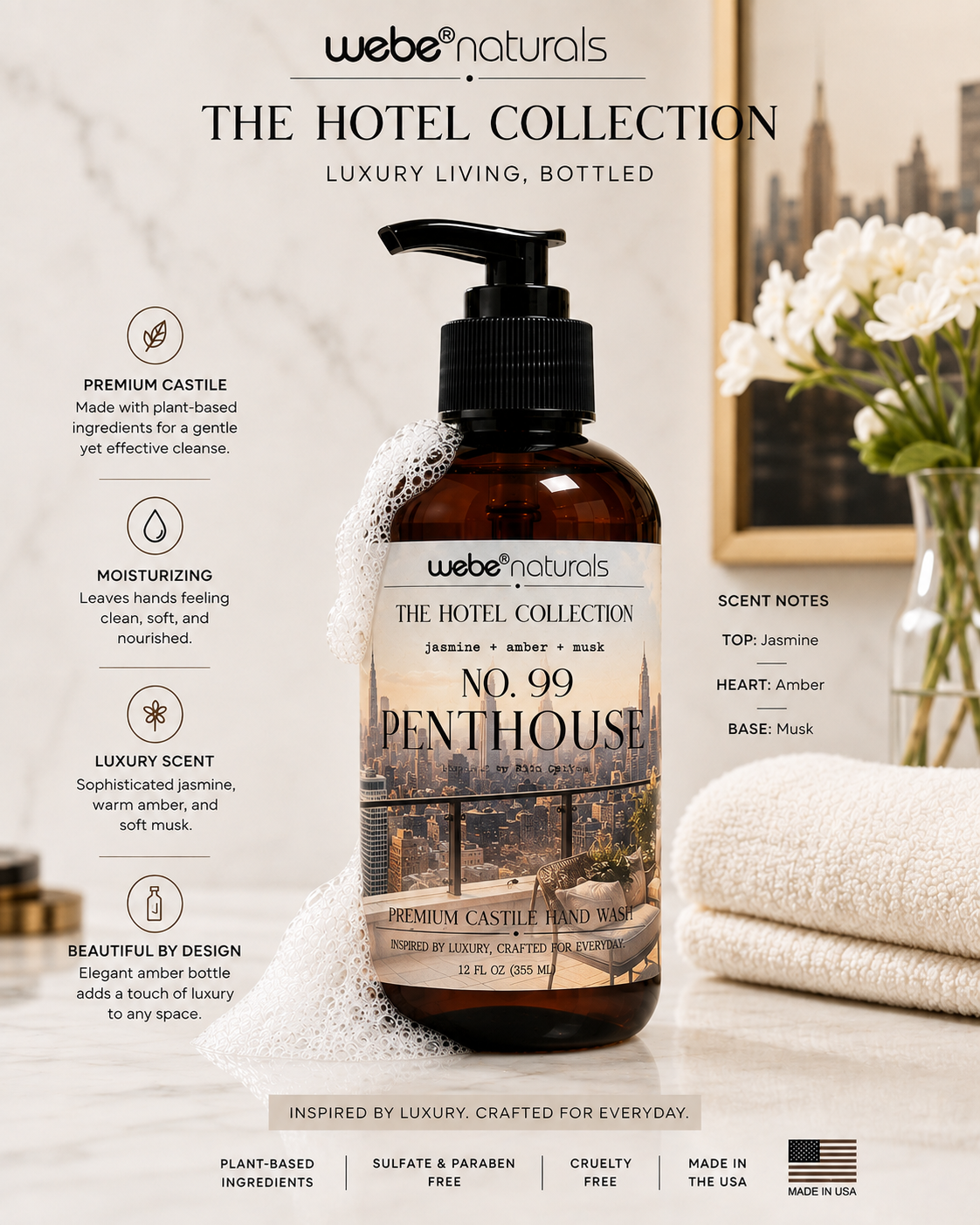 Penthouse No.99 Premium Castile Hand Wash