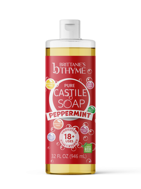 peppermint castile soap insecticide Peppermint Pure Castile Liquid Soap – Brittanie's Thyme