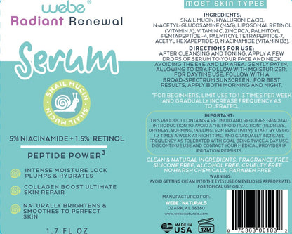 Webe® Radiant Renewal Serum