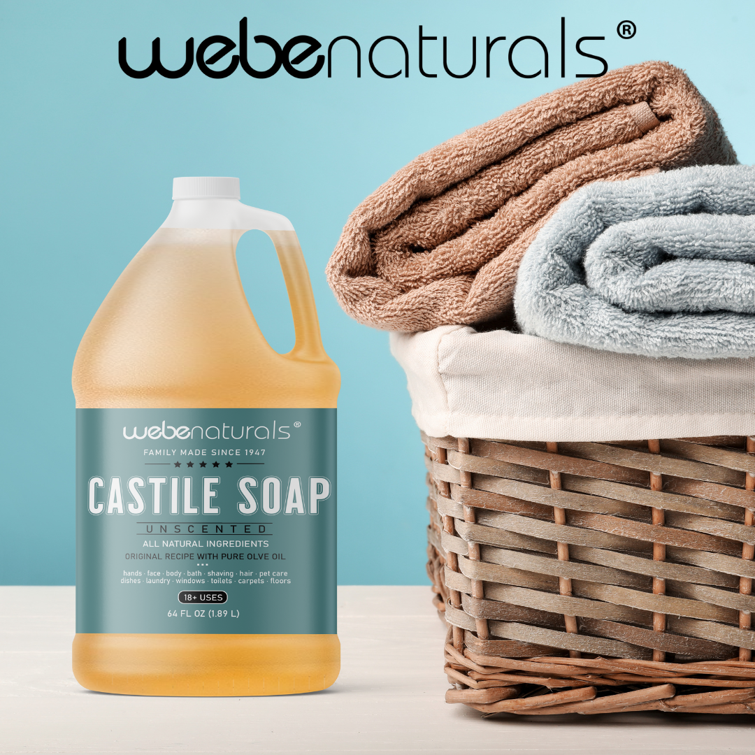 Webe ® Naturals 64oz Unscented Castile Soap