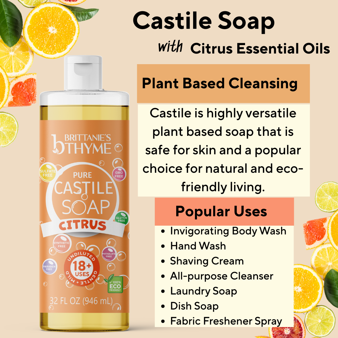 Citrus Pure Castile Liquid Soap