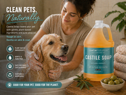 Webe ® Naturals 64oz Unscented Castile Soap