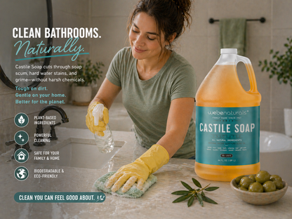 Webe ® Naturals 64oz Unscented Castile Soap