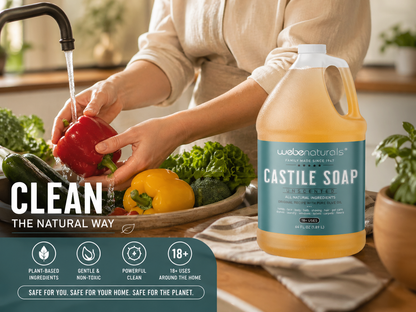 Webe ® Naturals 64oz Unscented Castile Soap