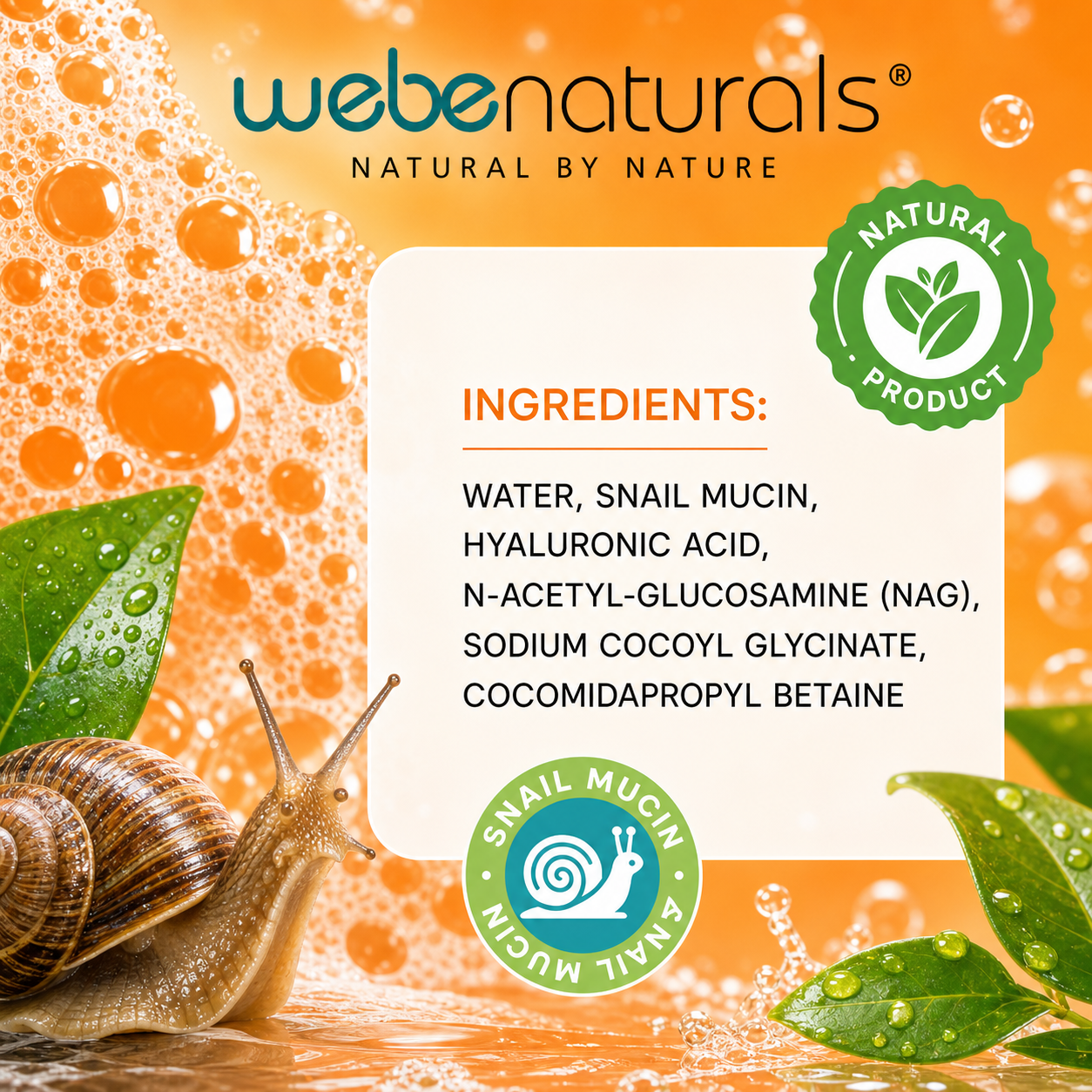 Webe® Refreshing Foam Cleanser