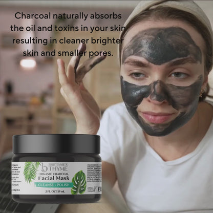 Organic Charcoal Facial Mask