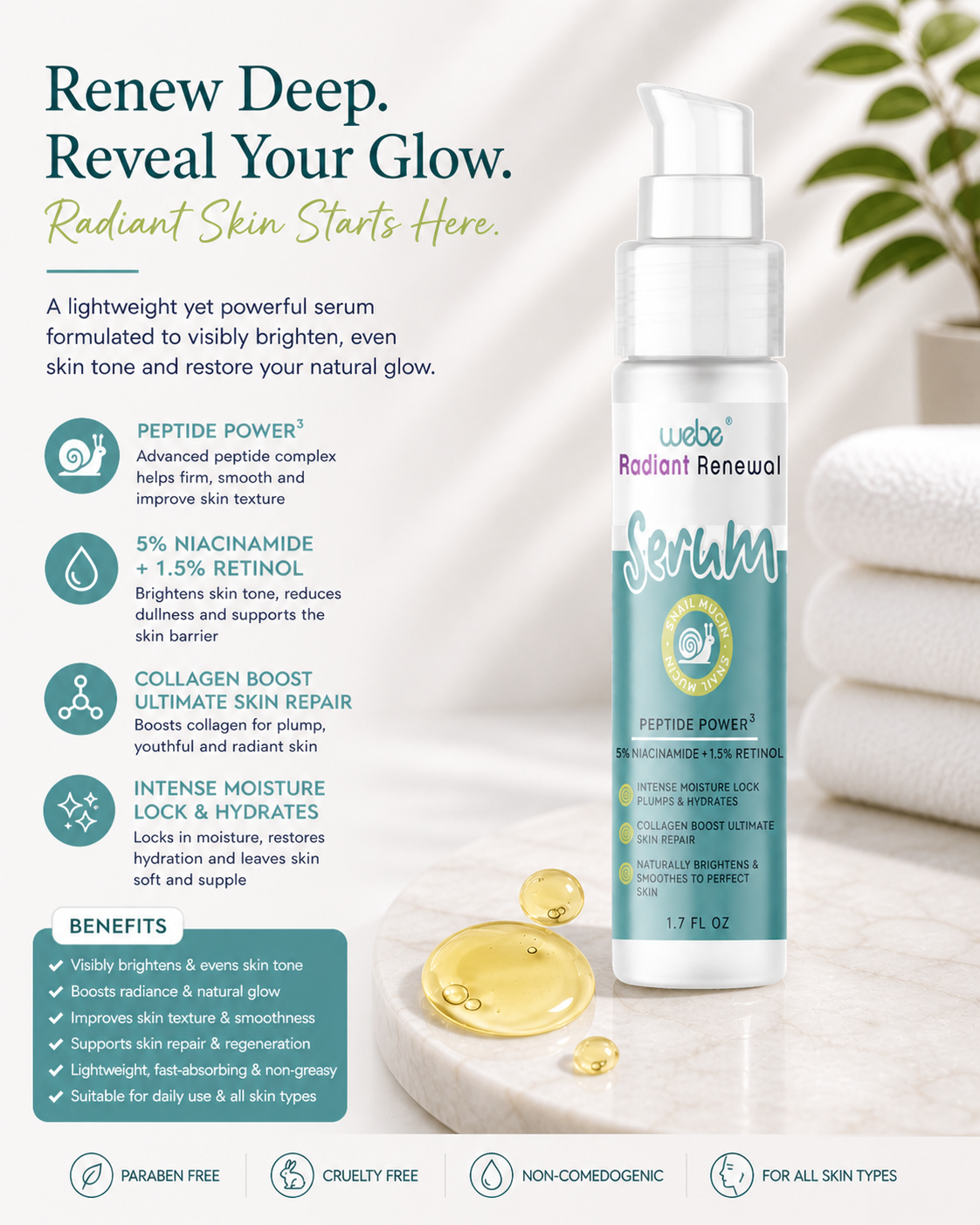Webe® Radiant Renewal Serum