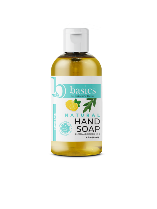 Lemon Sage Natural Hand Soap 4oz